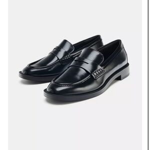 BNWT Zara Black Loafers size8
